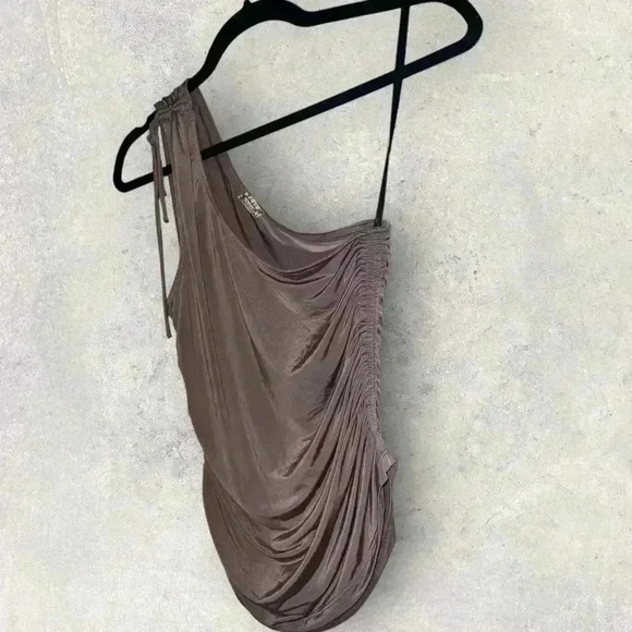 NWOT free people one shoulder mauve top size medium - Picture 2 of 4